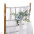 US Artificial Chair Back Flower Simulation Fake Decorative Flower Outdoor Wedding Landscaping Layout Prop pink