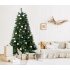 US Artificial Christmas Tree With LED Lights Multipurpose Xmas Tree Holiday Decoration For Indoor Home Office Shop 6FT  1248 branches 450 lights