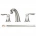 US Bathroom Faucet 8 Inch Bathroom Faucets for Sink 3 Hole Widespread Brushed Nickel Bathroom Faucet