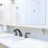 US Bathroom Sink Faucet Widespread Matte Black Bathroom Faucet 3 Hole Matte Black