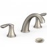 US Bathroom Sink Faucet Widespread Matte Black Bathroom Faucet 3 Hole Brushed Nickel