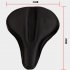US Bicycle Silicone saddle cover Breathable Saddle Seat Soft Thickened Mountain Bike Seat Cushion Cover black