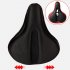 US Bicycle Silicone saddle cover Breathable Saddle Seat Soft Thickened Mountain Bike Seat Cushion Cover black