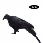 US WHIZMAX Black Feathered Crow Extra Large Handmade Realistic Shape Birds For Halloween Living Room Bedroom Decor Extra large 1pc
