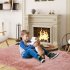 US CAROMIO Fluffy Area Rugs Furry Rug for Bedroom Faux Fur Sheepskin Nursery Rugs Fur Carpet