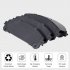 US CHEINAUTO 4Pcs Premium Ceramic Rear Disc Brake Pads Compatible With Sienna Highlander Mirai Prius