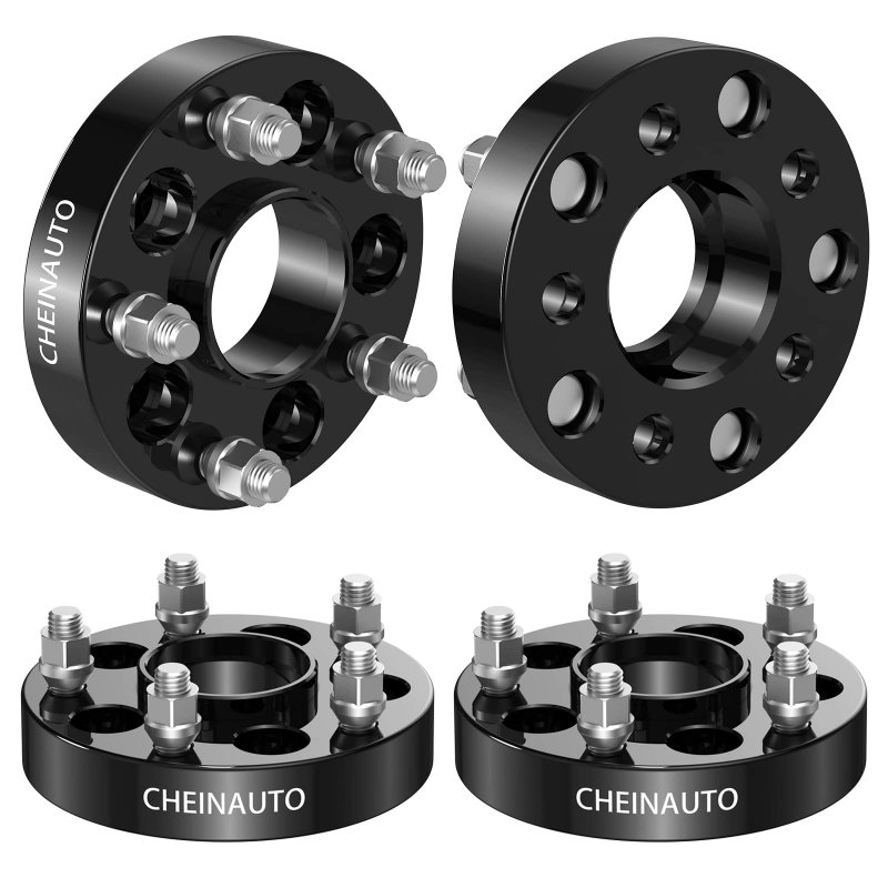 US CHEINAUTO 5x4.5 to 5x5 Hubcentric Wheel Spacers For Wrangler 1987-2006 1.25 Inch 4Pcs 5x114.3 to 5x127