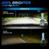 US CHEINAUTO H11 LED Headlight Bulbs 450  Brightness Headlights Bulbs 12000 Lumens Wireless H11 H9 H8 LED Bulbs