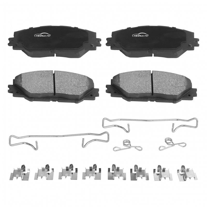 US CHEINAUTO Premium Disc Brake Pads 4Pcs Front Brake Pads Compatible