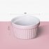 US CIBEAT 8 oz Ramekins Bowls Set of 8 Porcelain Dipping Sauce Bowls Oven Safe Classic Style Ramekins for Baking Souffle Ramekins Creme Brulee Porcelain Ramekin