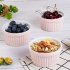 US CIBEAT 8 oz Ramekins Bowls Set of 8 Porcelain Dipping Sauce Bowls Oven Safe Classic Style Ramekins for Baking Souffle Ramekins Creme Brulee Porcelain Ramekin