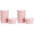 US CIBEAT 8 oz Ramekins Bowls Set of 8 Porcelain Dipping Sauce Bowls Oven Safe Classic Style Ramekins for Baking Souffle Ramekins Creme Brulee Porcelain Ramekin