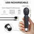 US CUISINSMART Handheld Massager Personal Waterproof Massager Wand Handheld Rechargeable Neck Shoulder Back Body Massage for Workout Recovery