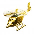 US Car Fragrance Diffuser Ornament Solar Powered Helicopter Shape Rotation Blade Solid Aromatherapy Decoration gold