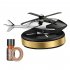 US Car Fragrance Diffuser Ornament Helicopter shaped Solar Powered Car Aromatherapy Decoration gold