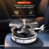 US Car Fragrance Diffuser Ornament Helicopter shaped Solar Powered Car Aromatherapy Decoration gold