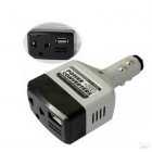 US Car Power Converter Inverter 12V/24V for 220V Adapter Charger Car Cigarette Lighter Socket Power+USB Converter