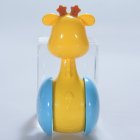 US Cartoon Giraffe Tumbler Doll Roly-poly Baby Toys Cute Rattles Ring Bell Newborns 3-12 Month Early Educational Toy Multicolor