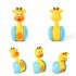 US Cartoon Giraffe Tumbler Doll Roly poly Baby Toys Cute Rattles Ring Bell Newborns 3 12 Month Early Educational Toy Multicolor