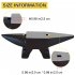 US Cast Steel Anvil Anvil Blacksmith for Sale Forge Tools Jewelers Metalsmith Blacksmith Tool Blue 110 Lbs