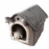 US Cat  Bed Sleep House Warm Cave Dog Kennel Indoor Enclosed Tent Huts Sofa For Pet Cats Kittens Puppy Pink starry sky L for pets within 14kg