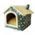 US Cat  Bed Sleep House Warm Cave Dog Kennel Indoor Enclosed Tent Huts Sofa For Pet Cats Kittens Puppy Pink starry sky L for pets within 14kg