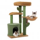 US Cat Bench with Cat Litter and Top Lying Nest and Hammock