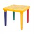 US Children Alphabet Table Chair Set Removable Lightweight
