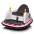 US Children Bumper Car with Colorful Flashing Lights 6v 7a h 360 Degrees Rotation Bumper Car Toys White