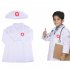 US Children Nurse Doctor Role Play Costume Dress Up Cosplay for Career Experience Senior doctor clothes white