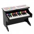 US Children Wooden Piano 25 key Mechanical Sound Piano Musical Instruments Toys 41 5 x 25 x 29 5cm Black