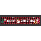 US Christmas Style Decorative Curtains Banners Outdoor  Decoration Ornaments Width 300*50cm