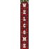 US Christmas Style Decorative Curtains Banners Outdoor  Decoration Ornaments Couplet 30x180cm