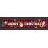 US Christmas Style Decorative Curtains Banners Outdoor  Decoration Ornaments Couplet 30x180cm
