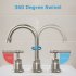 US Classical Bathroom faucets for Sink 3 Holes 8 inch Bathroom Faucet Widespread Brushed Nickel Bathroom Faucet
