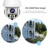 US Cloud Storage Wireless PTZ IP Camera 4X Digital Zoom Speed Dome Camera Outdoor CCTV Surveillance 1080P US standard