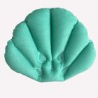 US Comfortable Shell Shape Terrycloth Covering Support Head and Neck Inflatable Bath Bathtub Pillows random