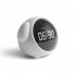 US Cute Night Light Alarm Clock Led Smart Kids Digital Clock Home Decor Children Room Sleep Trainer Lamp Clocks Expression white 110 105 93mm