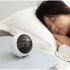 US Cute Night Light Alarm Clock Led Smart Kids Digital Clock Home Decor Children Room Sleep Trainer Lamp Clocks Expression white 110 105 93mm