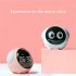 US Cute Night Light Alarm Clock Led Smart Kids Digital Clock Home Decor Children Room Sleep Trainer Lamp Clocks Expression white 110 105 93mm