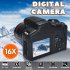 US Digital Camera 720P 16X ZOOM DV Flash Lamp Recorder Wedding Record Digital Camera  black