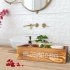 US Double sided Letter Wooden Storage  Box With Rope Household Decorative Ornaments Style One