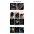 US E500 Smart Watch Touch Screen Blood Sugar Ecg Ppg Monitoring Sports Fitness Smartwatch Black Leather Belt