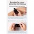 US E500 Smart Watch Touch Screen Blood Sugar Ecg Ppg Monitoring Sports Fitness Smartwatch Black Leather Belt
