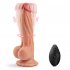US EUPHER 8 Inch Vibrating Realistic Dildo Muscle Textured Heating Silicone Dildo Vibrator with Strong Suction Cup and 3D Balls Lifelike Big Penis Adult Sex Toy