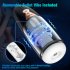 US EUPHER Automatic Male Masturbator 5 Telescoping   Vibrating Electric Sex Masturbation Cup Penis Stroker for Men