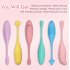 US EUPHER Bullet Vibrator APP Control Smarter Vibrator Macarons Vibrator with 9 Stimulations Mode 6pcs Set