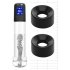 US EUPHER Electric Penis Vacuum Pump Penis Enlargement Pump with 6 Suction Penis Massager for Male Masturbation