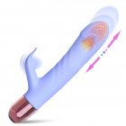 US EUPHER Pulsating Rabbit Vibrator Magnetic Rechargeable G Spot Clitoral Dildo Vibrator Vaginal Anal Stimulator Adult Sex Toy