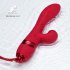 US EUPHER Rabbit Vibrator Pulsating Clitoral Vibrator Rechargeable with 10 Modes for Vagina Clit Stimulation Detachable Silicone Flogger Whip for Couples